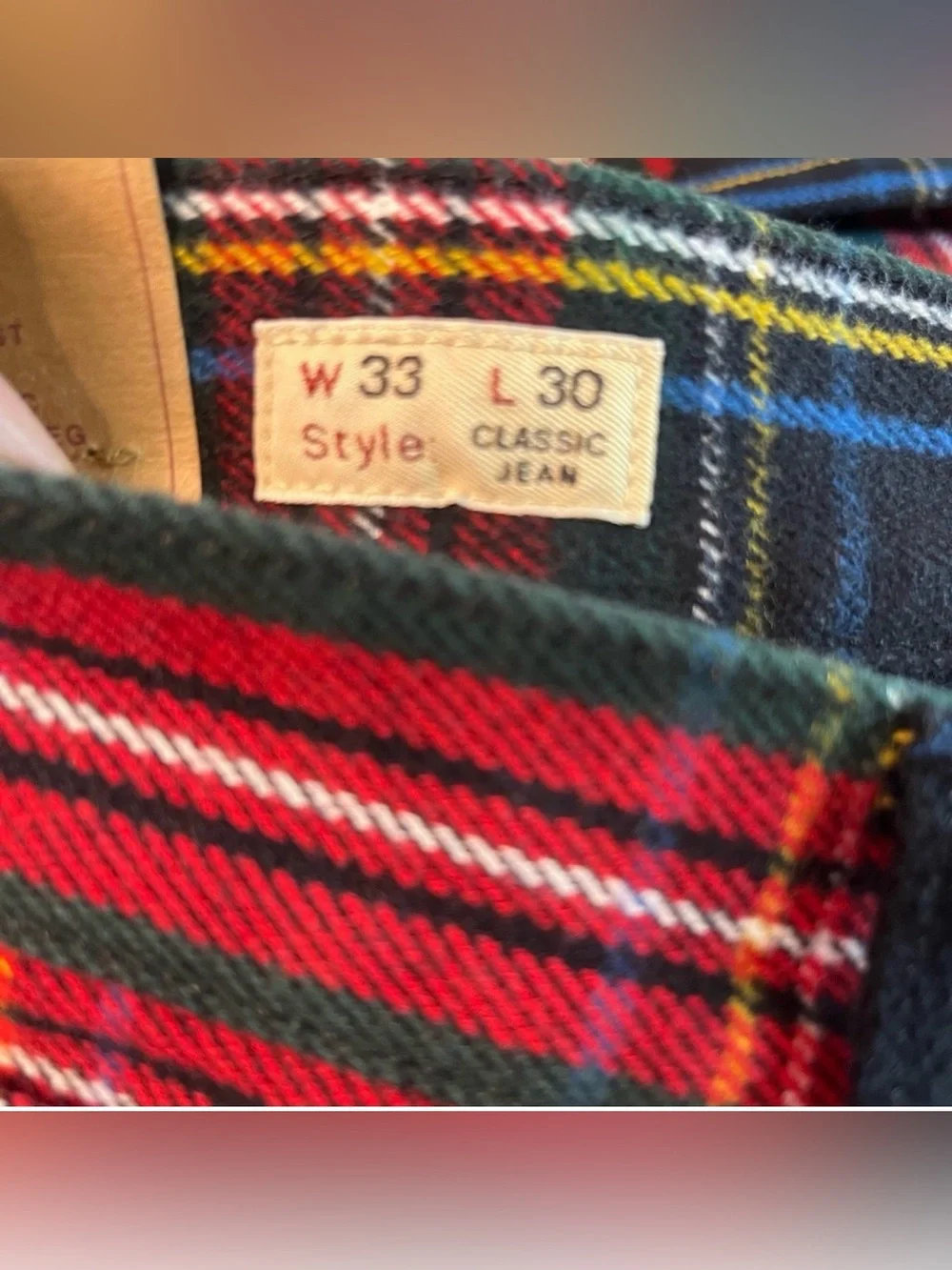 J.Crew Classic five-pocket brushed twill pant in plaid